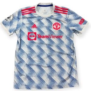 Adidas Manchester United Jersey Men's Medium Shaw #23 Primegreen Soccer Home Kit